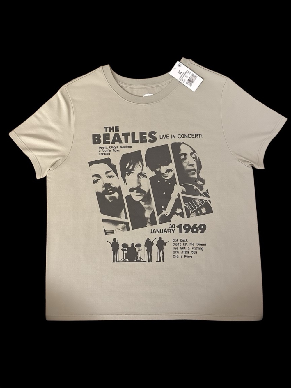 Hybrid Apparel The Beatles Graphic Tee - Desert Sage